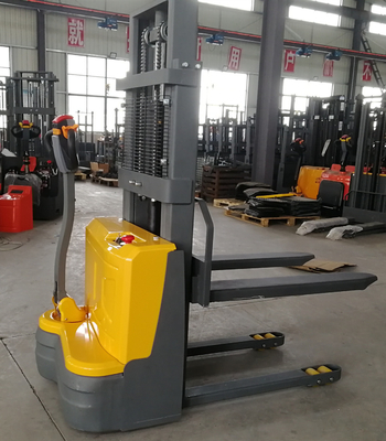 1600 Kg 1.6 Ton 3 Meters Electric Pallet Stacker Full Electric Walkie Stacker With Curtis Controller
