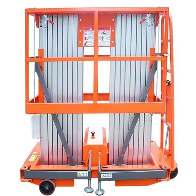 Max Workers Number 2 Hydraulic Platform Lift 450kg Load Weight For Large Platform Area