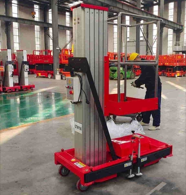 26.25ft 32.81ft 287lbs Aluminum Alloy Mobile Lift Platform With Wheel For Man Standing
