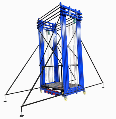 2-12m 500kg Electric Mobile Scaffolding Foldable Portable Remote Control Lifting Platform For Work