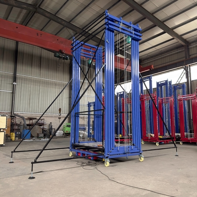 2-12m 500kg Electric Mobile Scaffolding Foldable Portable Remote Control Lifting Platform For Work