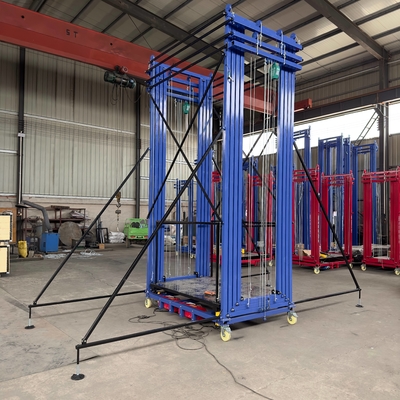 2-12m 500kg Electric Mobile Scaffolding Foldable Portable Remote Control Lifting Platform For Work