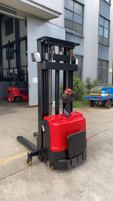 1ton 1000kg 1.5tons 1500kg Electric Ride On Stacker Pallet Stacke