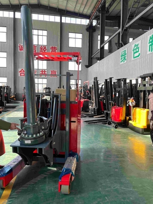 Prevent Damage To Paper Rolls Paper Roll Stacker 1 Ton / 2 Ton Electric Forklift Stacker With Mandrel