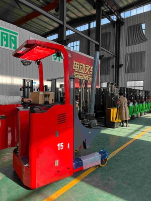 Prevent Damage To Paper Rolls Paper Roll Stacker 1 Ton / 2 Ton Electric Forklift Stacker With Mandrel