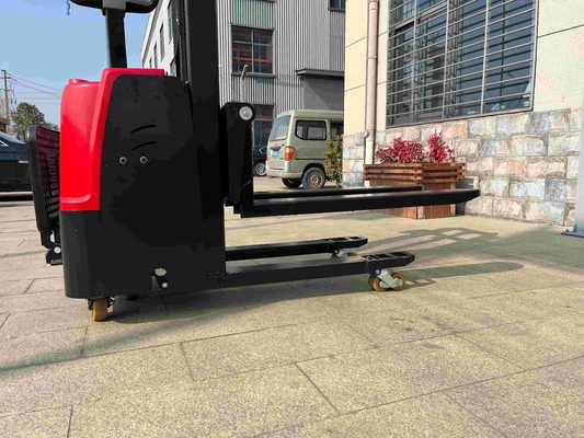 Double Lift 1 ton 1.6m 2m 2.5m 3m Electric Ride On Pallet Stacker