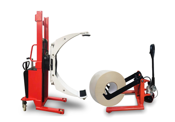 Roll Stacker And Roll Lift Cooperate With Work Completely Customized