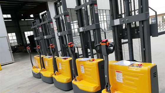 1.6 Ton Electric Walkie Stacker Forklift 1500kg Capacity 24V100Ah