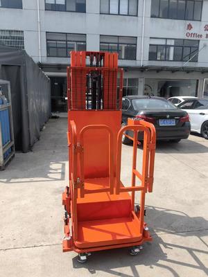 Belift 200kg Battery Powered Mobile Cargo Goods Handling Semi Electric Stock Order Picker Trolley