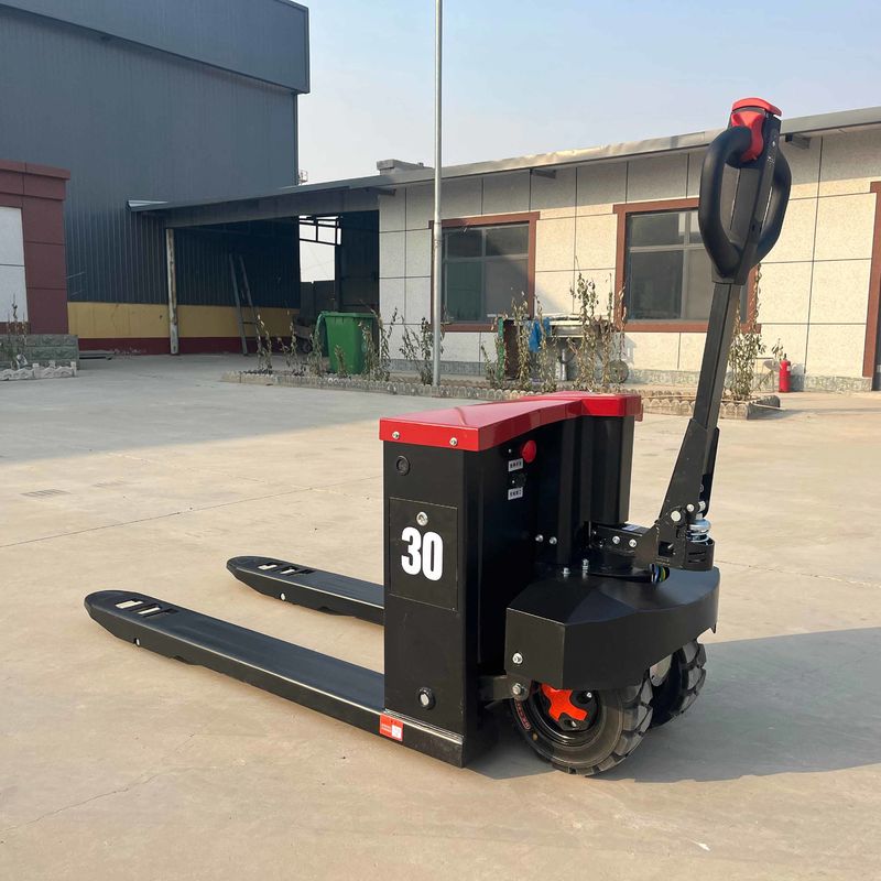210Ah Battery Powered Motorised Pallet Truck Experience Smooth Material Handling