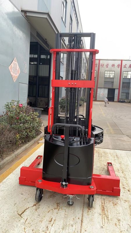 Custom Roll Handling Solutions Electric Semi Electric Stackers For Paper And Packaging Industries