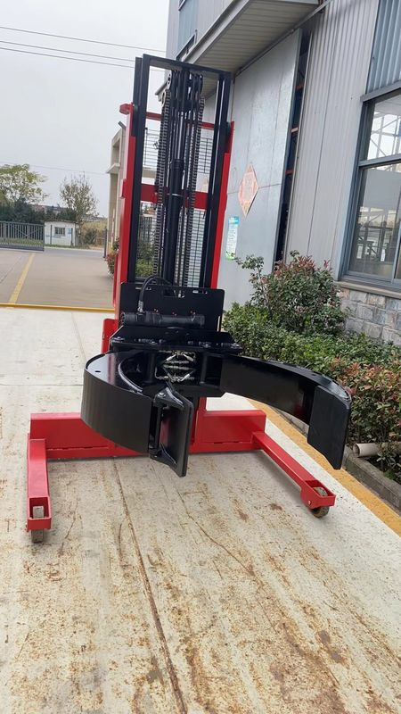 Custom Roll Handling Solutions Electric Semi Electric Stackers For Paper And Packaging Industries