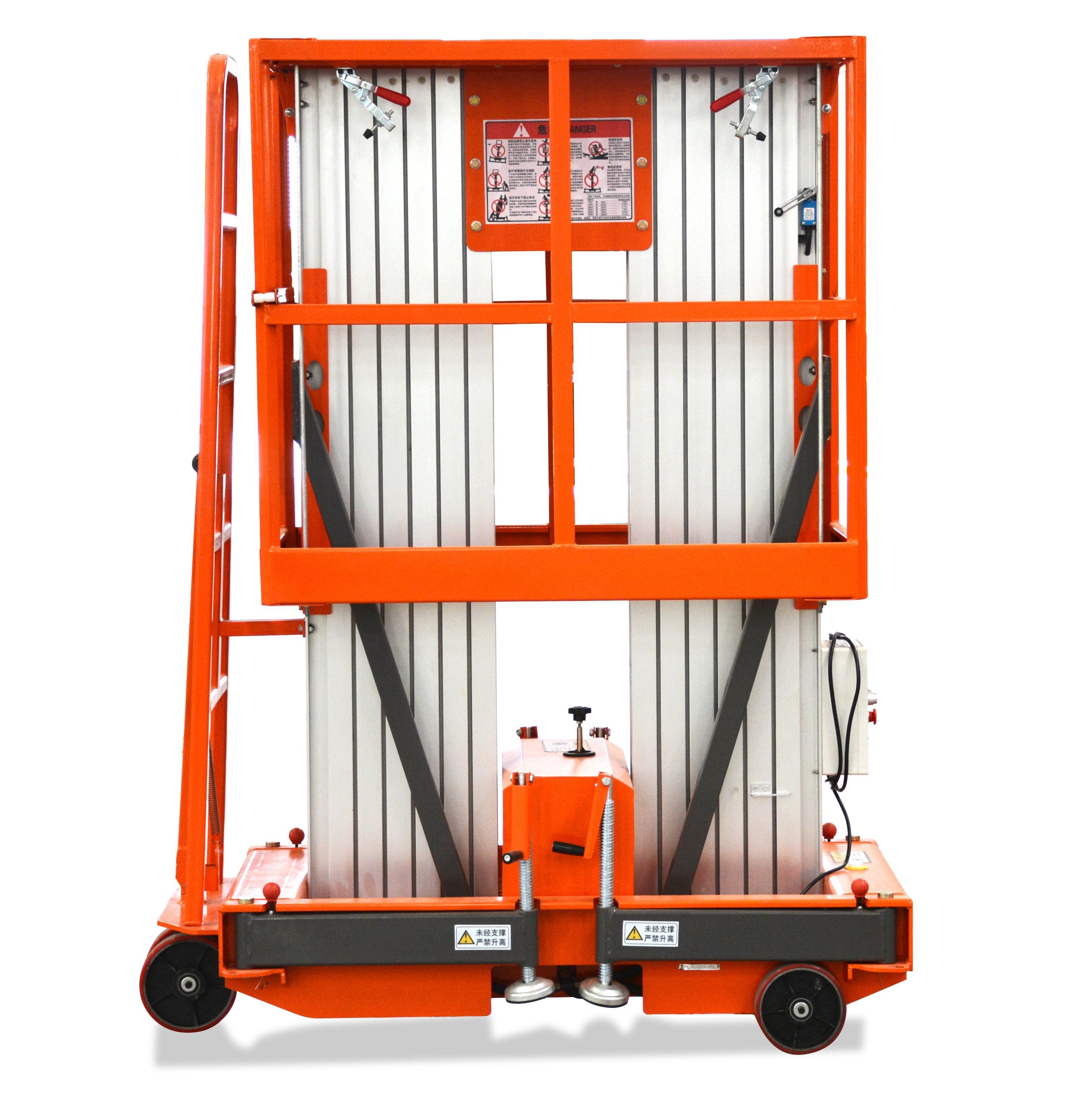 24V/30A Charger Hydraulic Scissor Lift Platform High Load Capacity 1.67m*0.74m For Industrial