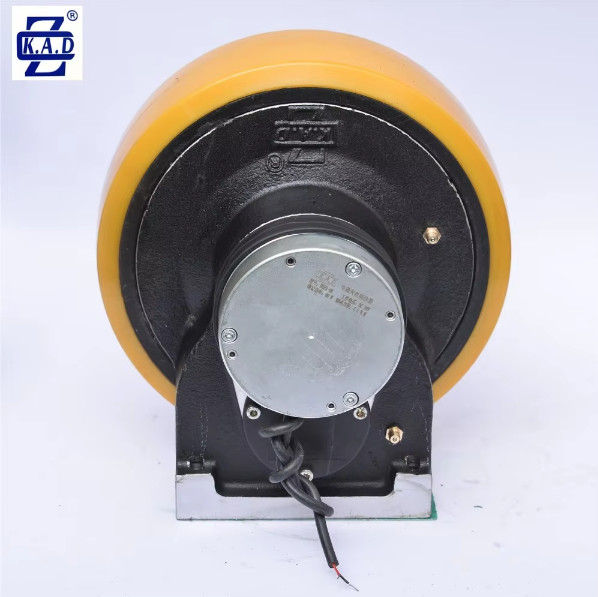 0.75kw Battery Voltage 24V DC Permanent Magnet Brushed Motor Drive Wheel Assembly Motor