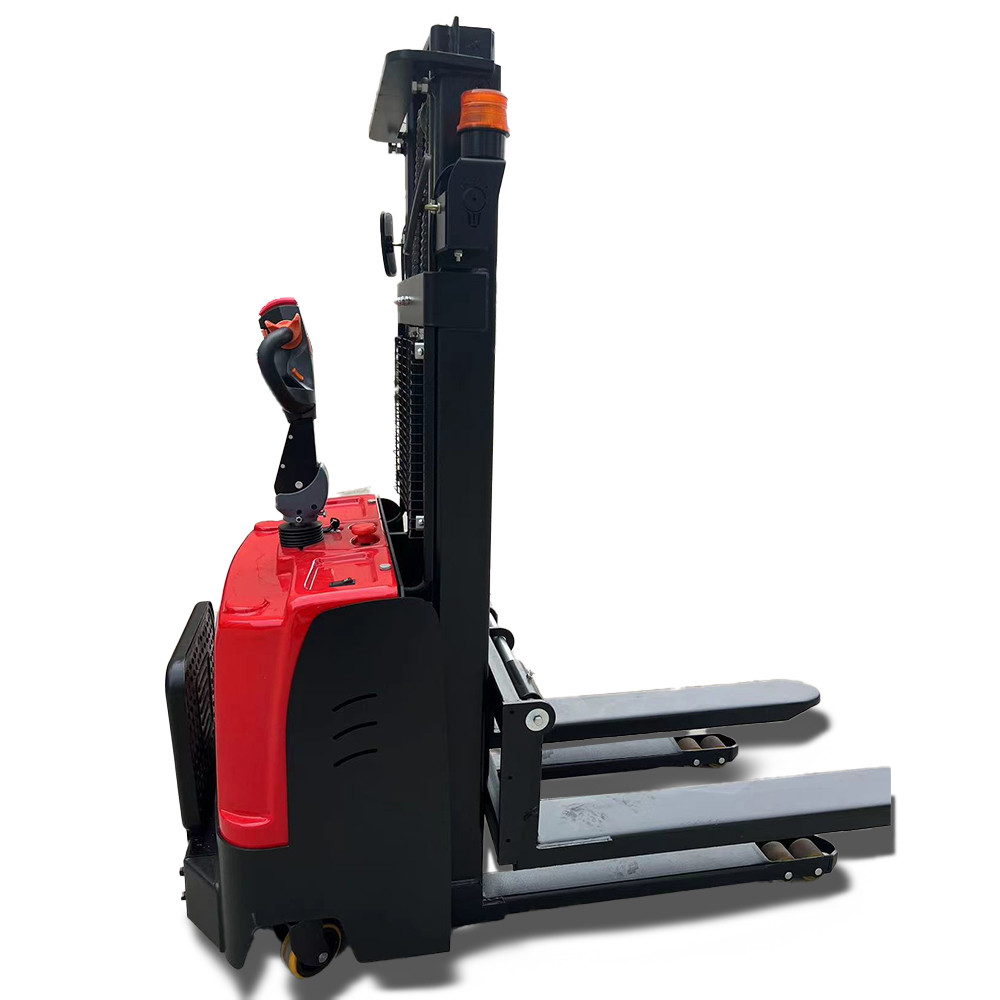 1ton 1000kg 1.5tons 1500kg Electric Ride On Stacker Pallet Stacke