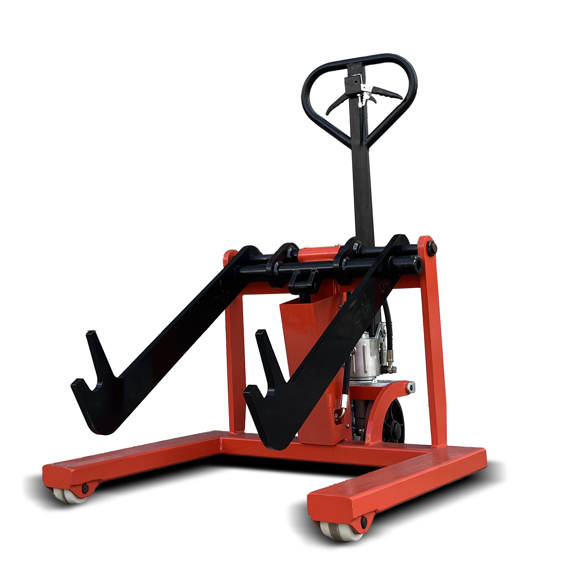 Roll Stacker And Roll Lift Cooperate With Work Completely Customized