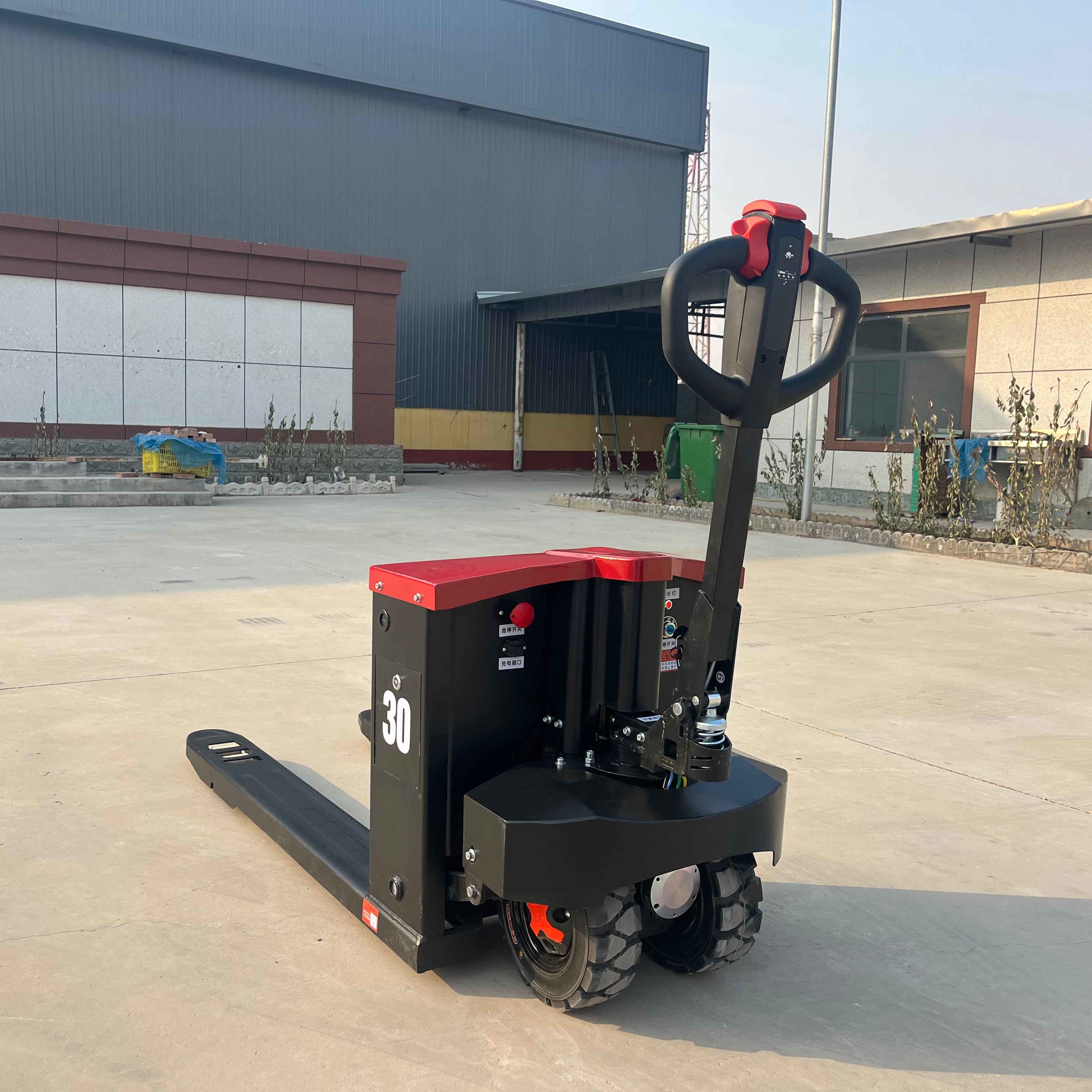 3 Ton Large Wheels Electric Pallet Truck For Balancing Pallet Jack