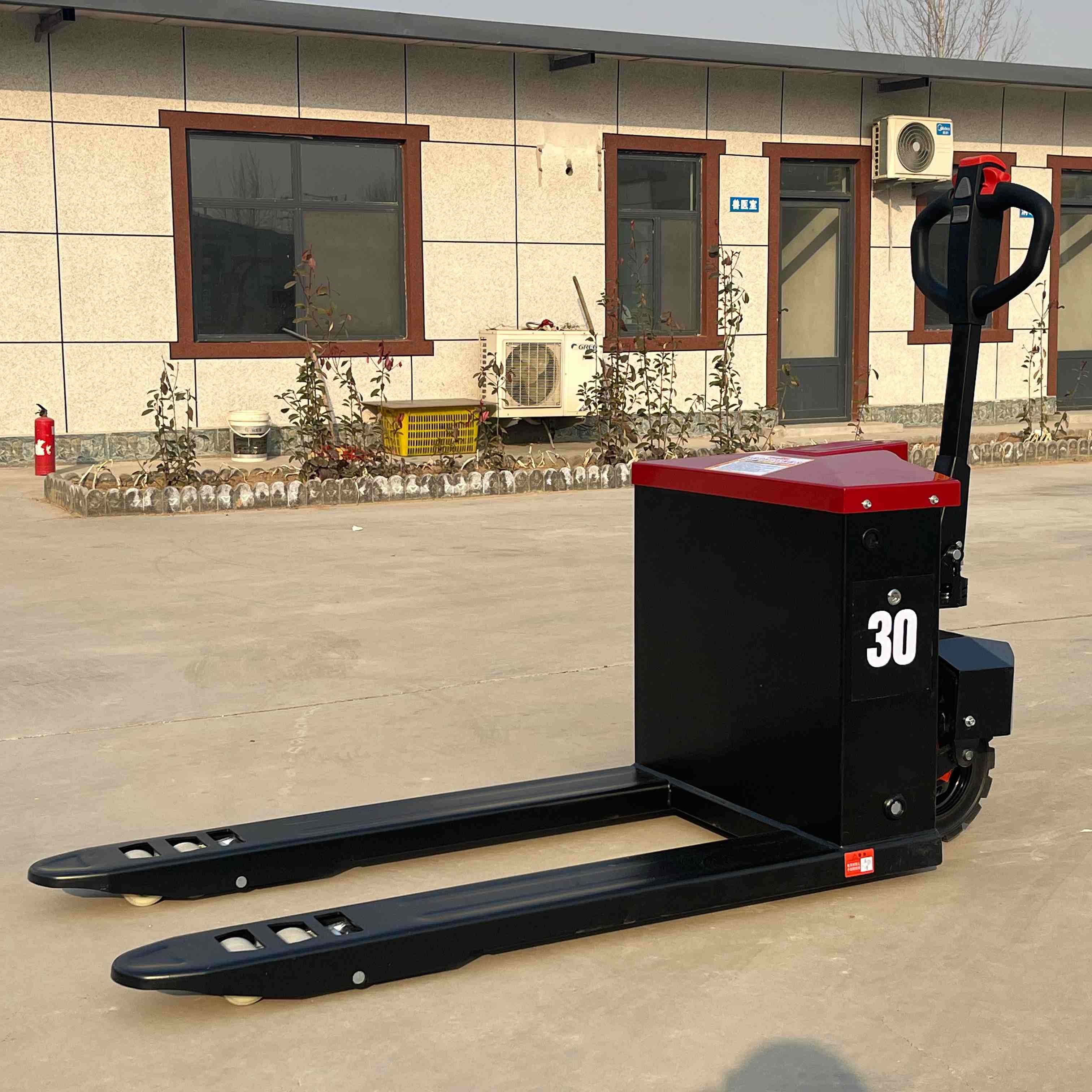 3 Ton Large Wheels Electric Pallet Truck For Balancing Pallet Jack