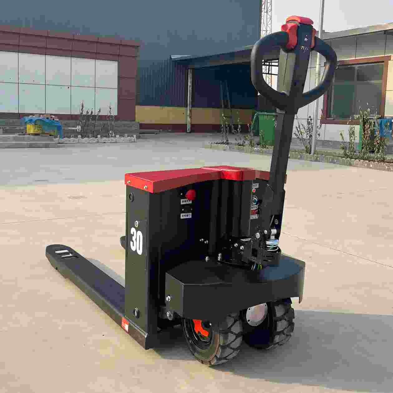210Ah Battery Powered Motorised Pallet Truck Experience Smooth Material Handling