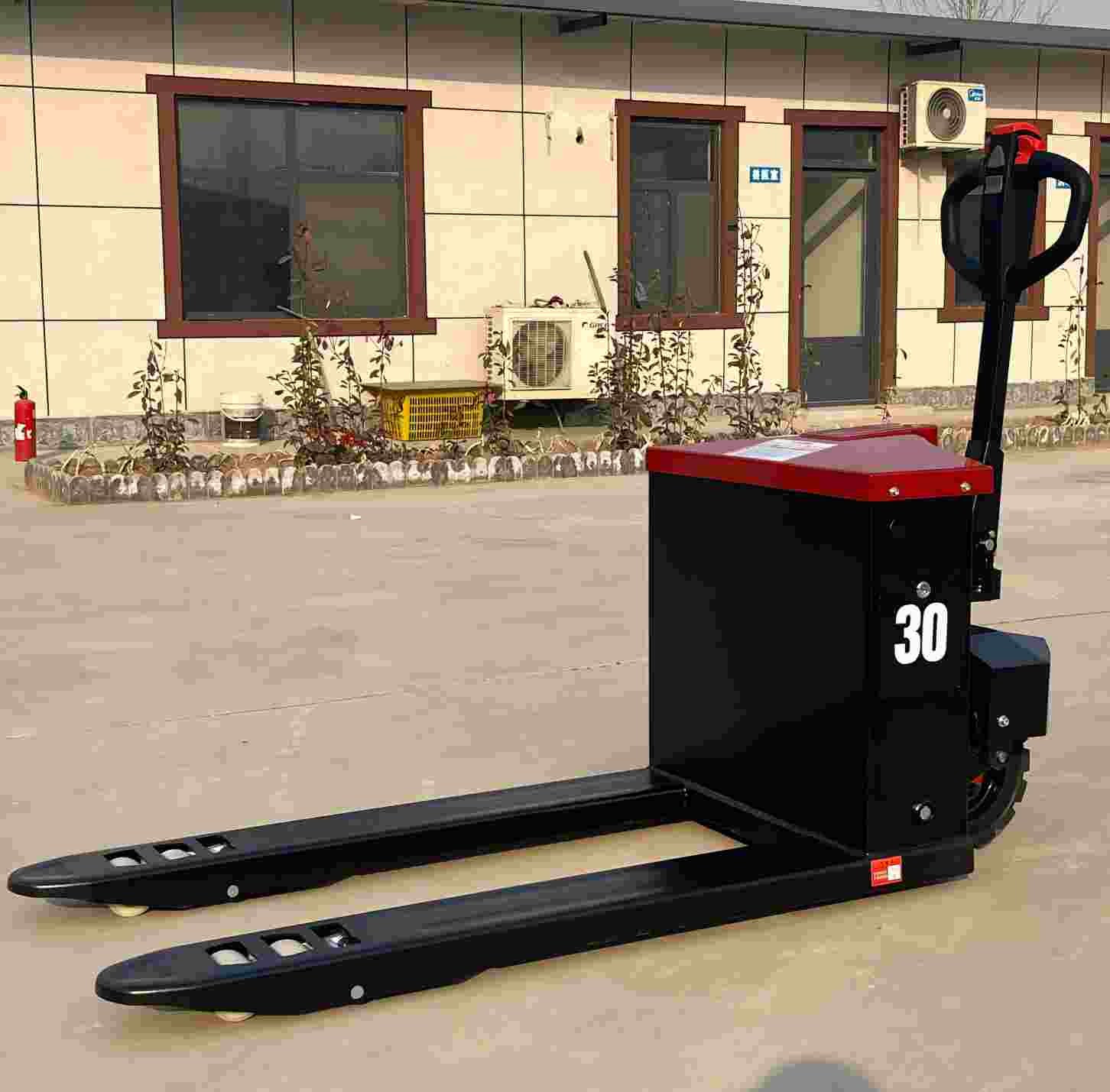 210Ah Battery Powered Motorised Pallet Truck Experience Smooth Material Handling