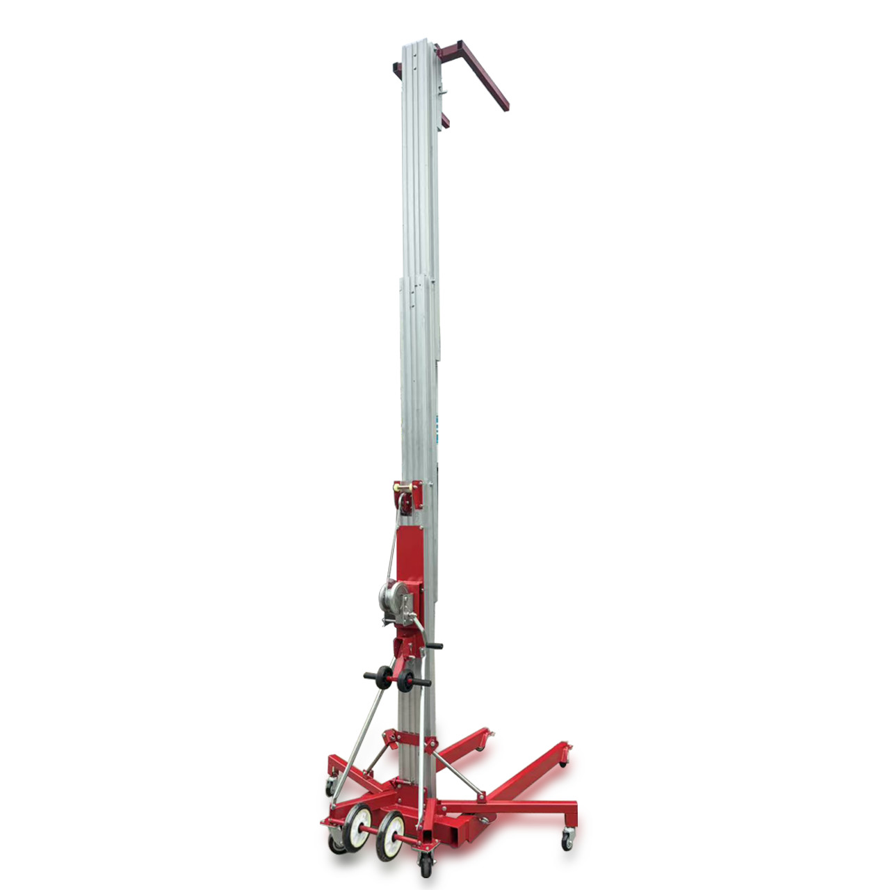 4-10m Corrosion Resistant Manual Telescopic Lift Aerospace Grade Aluminum Alloy Construction