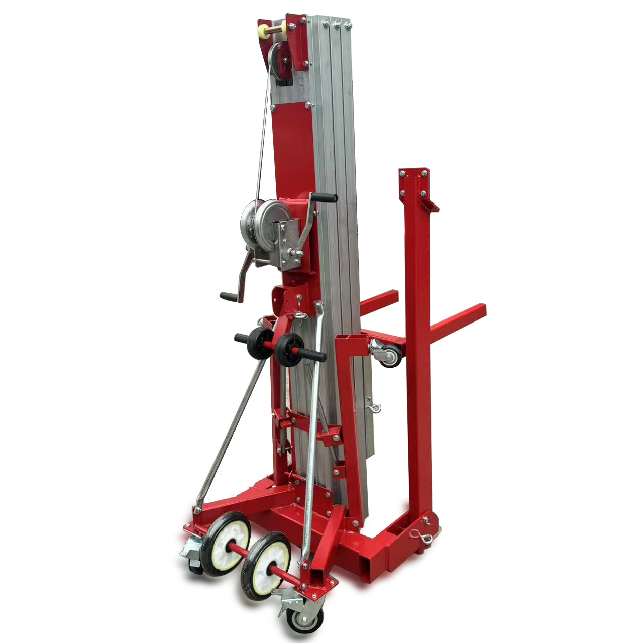4-10m Corrosion Resistant Manual Telescopic Lift Aerospace Grade Aluminum Alloy Construction