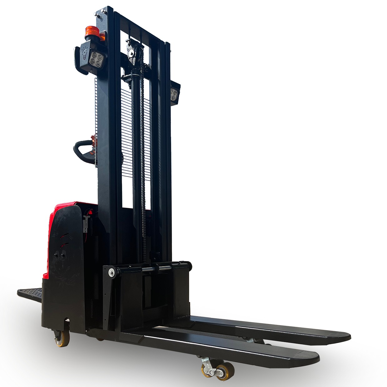1.5 Ton Electric Pallet Stacker 1500kg Capacity 3M Lift Height